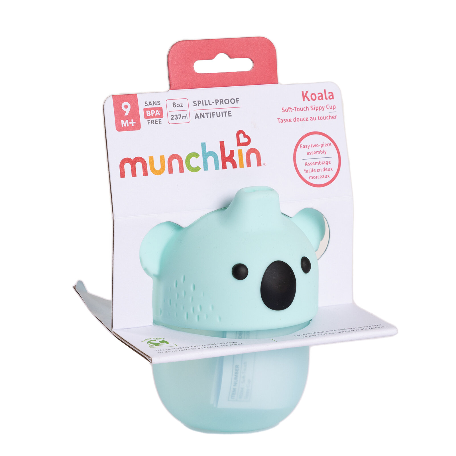 Yumuşak Dokunuşlu Dökülmeye Dayanıklı Damlatmaz Bardak 9ay+ 236 ml Koala Yumuşak Dokunuşlu Dökülmeye Dayanıklı Damlatmaz Bardak 9ay+ 236 ml Koala