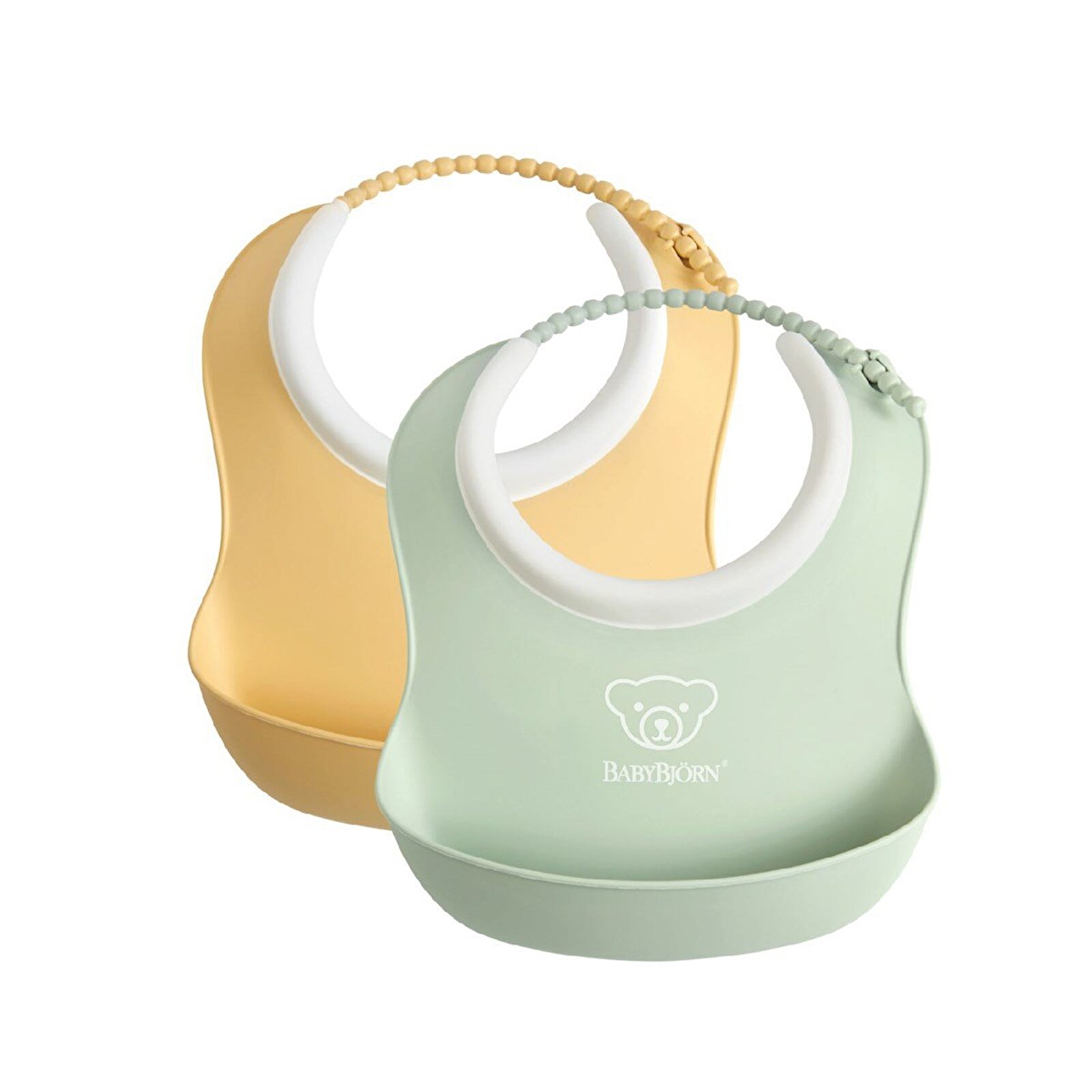 Yumuşak Önlük Seti Powder Green Yellow Yumuşak Önlük Seti Powder Green Yellow