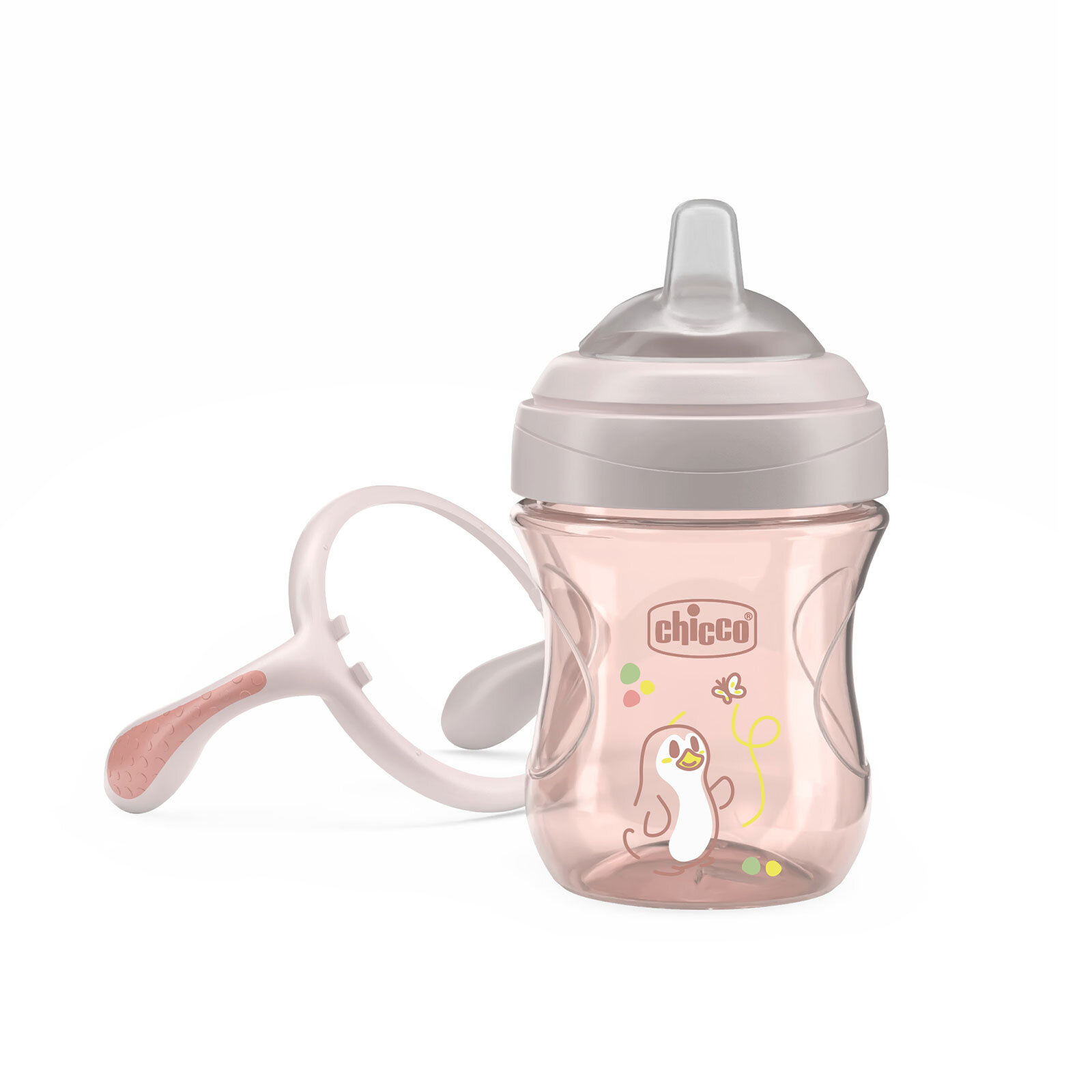 Yumuşak Uçlu Alıştırma Bardağı 4+ Ay 200 ml Kız