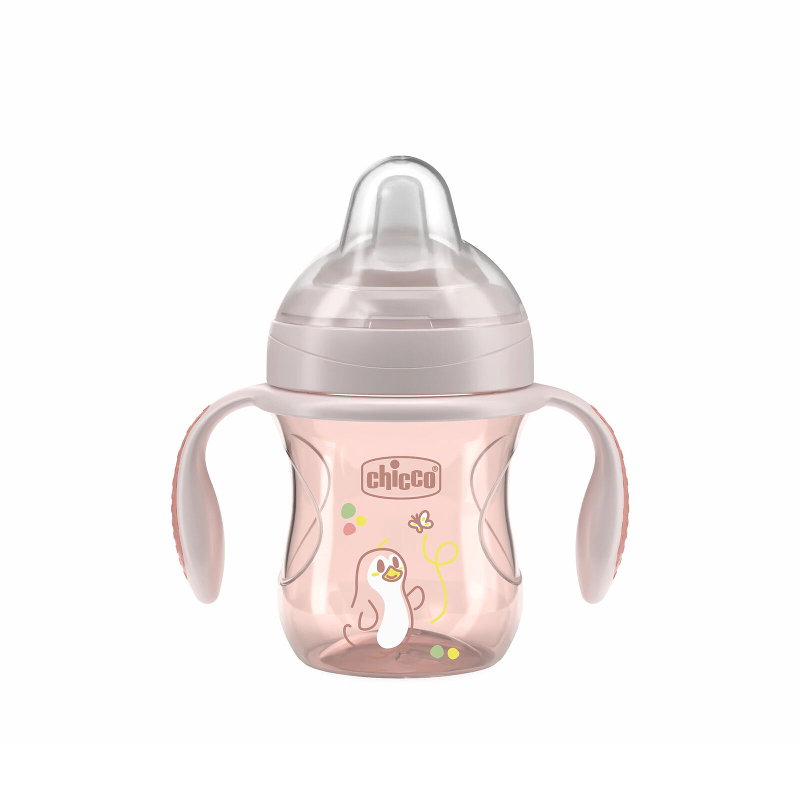 Yumuşak Uçlu Alıştırma Bardağı 4+ Ay 200 ml Kız