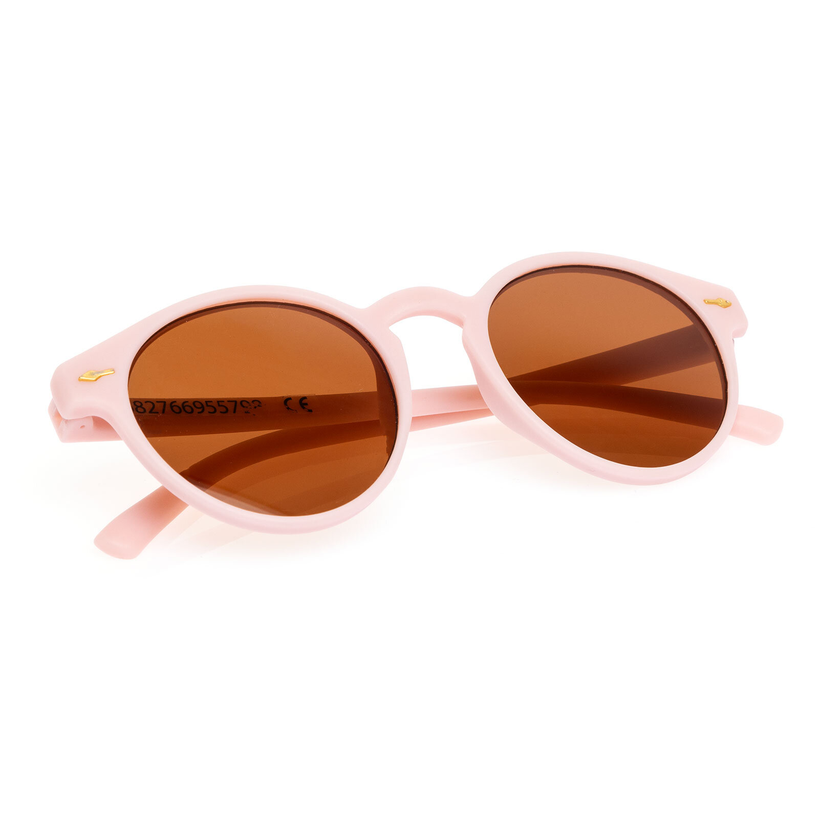 Yuvarlak Çerçeveli Güneş Gözlüğü Kız Bebek Kız Bebek