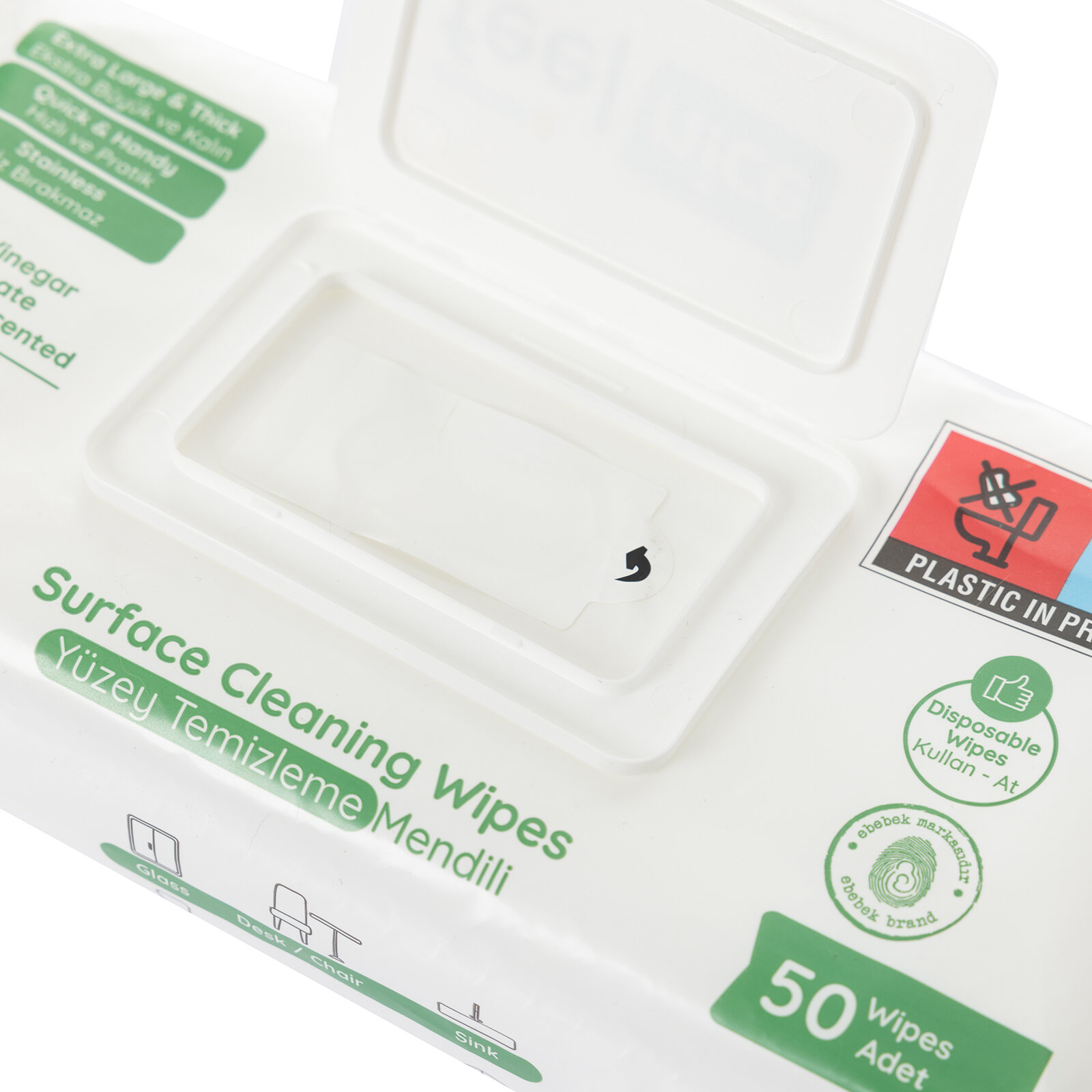 Yüzey Temizleme Mendili 50 Adet