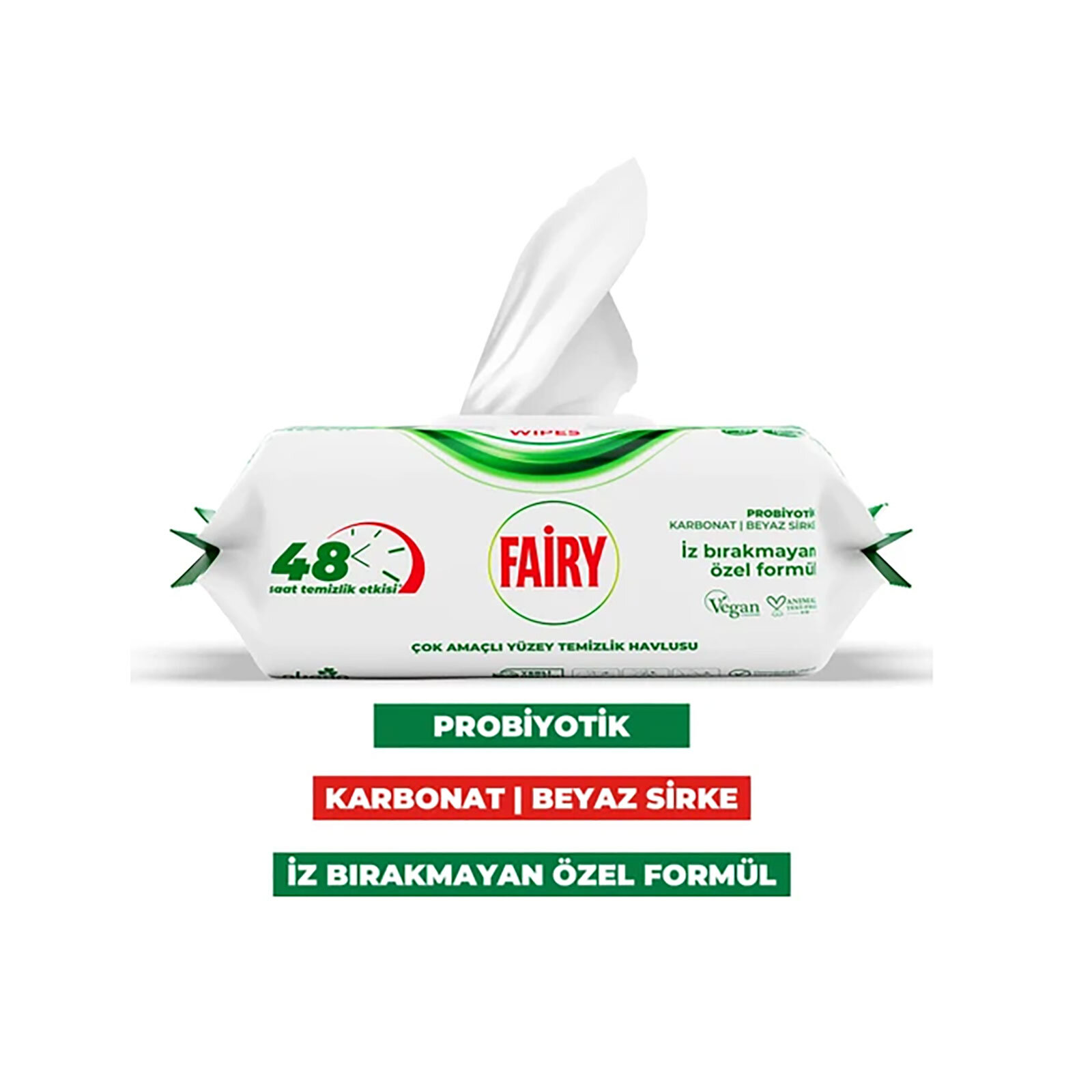 Yüzey Temizlik Havlusu Beyaz Sabunlu 100 Adet