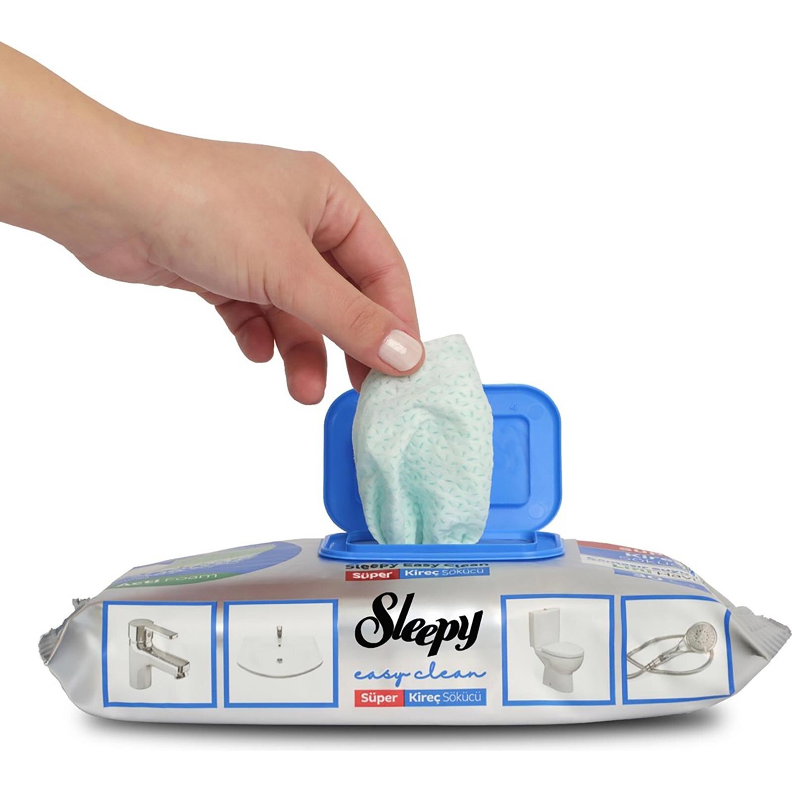 Yüzey Temizlik Mendili Kireç Sökücü 30 Adet