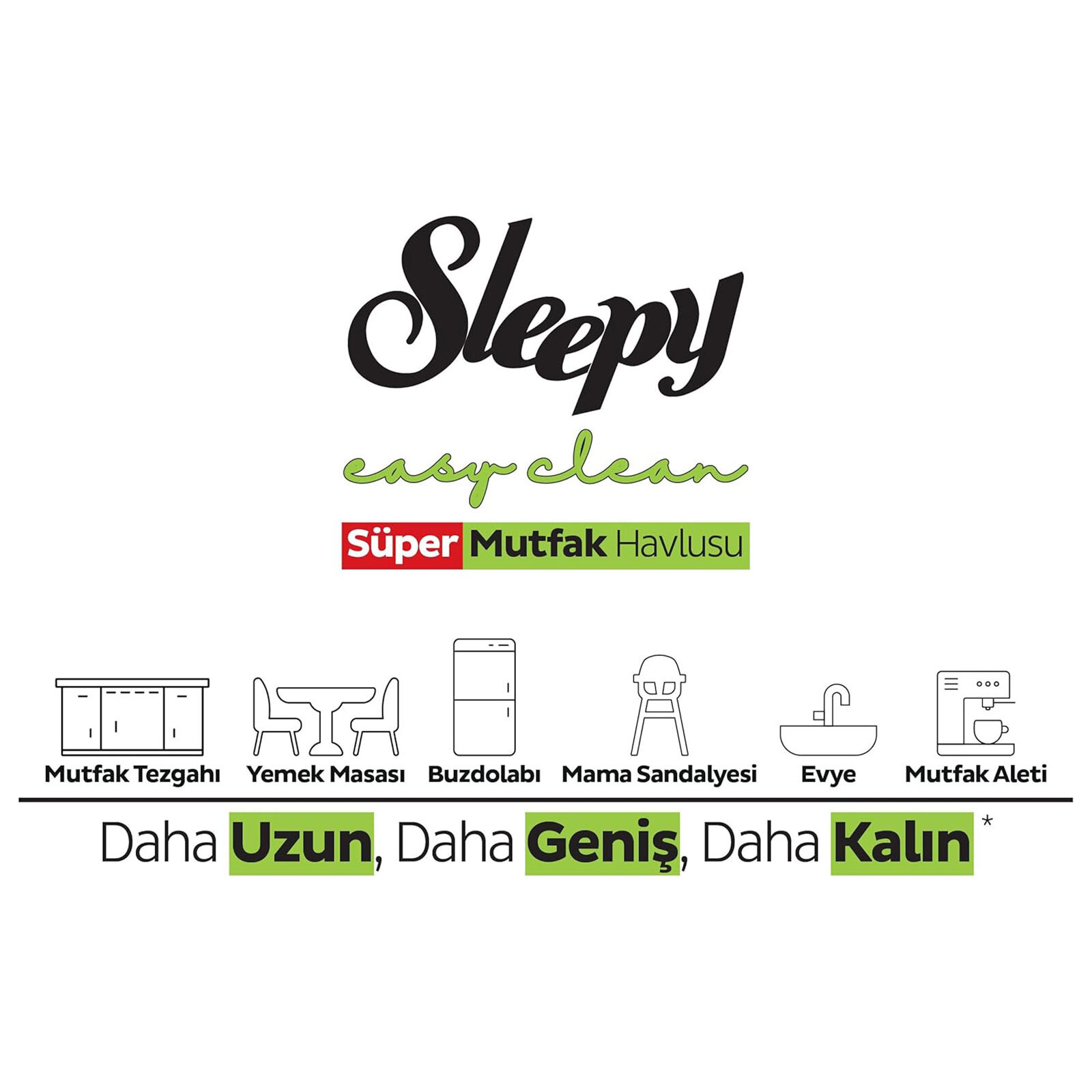 Yüzey Temizlik Süper Mutfak Havlusu Bergamot 50 Adet