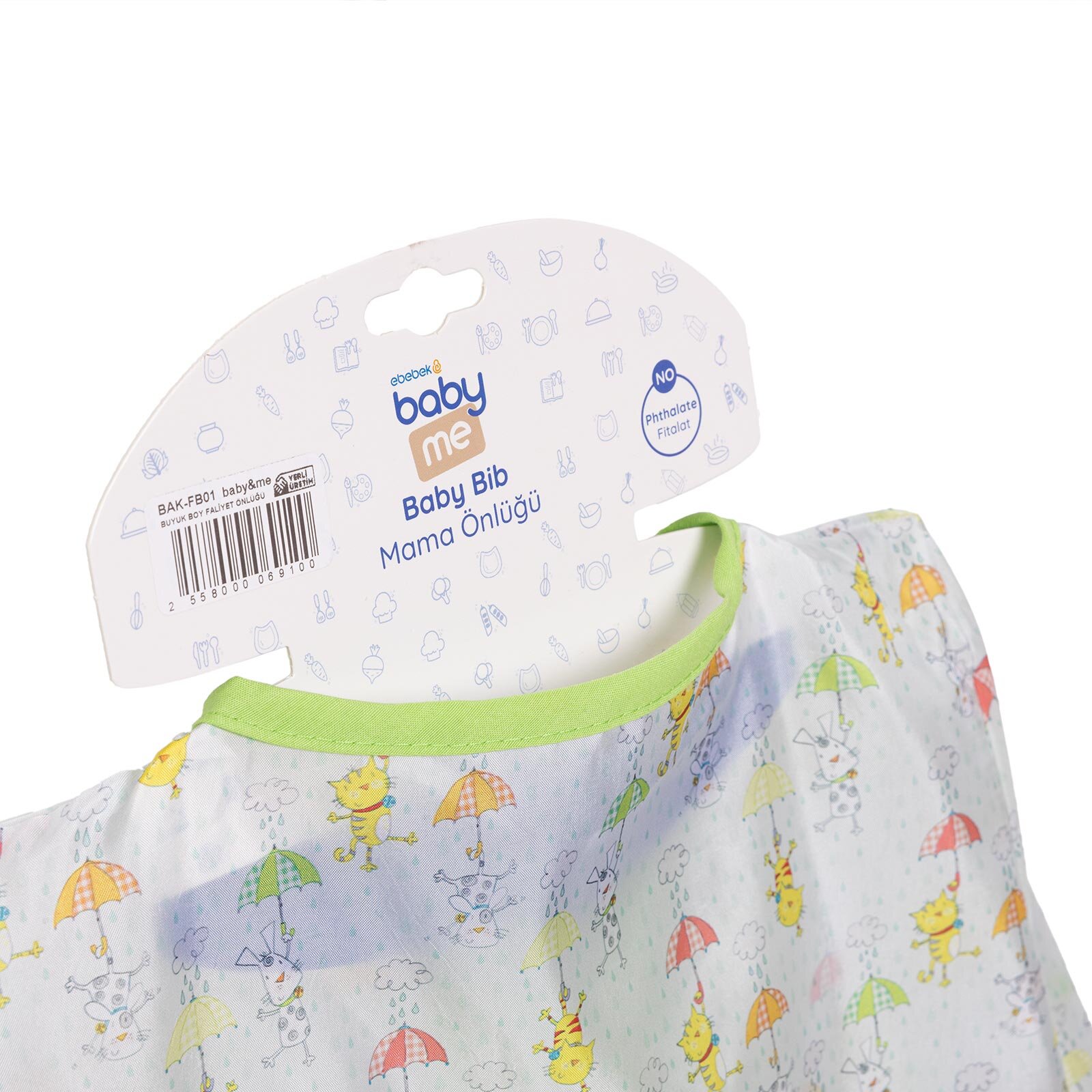 Renkli Büyük Boy Bebek Faaliyet Önlüğü Renkli Büyük Boy Bebek Faaliyet Önlüğü