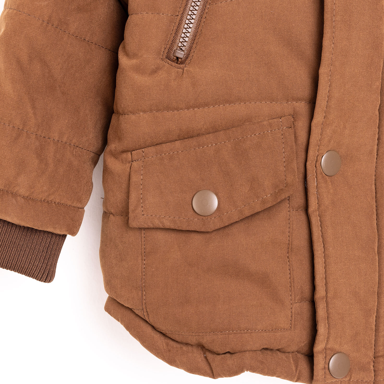 Kapitoneli Kapüşonlu Mont Erkek Bebek