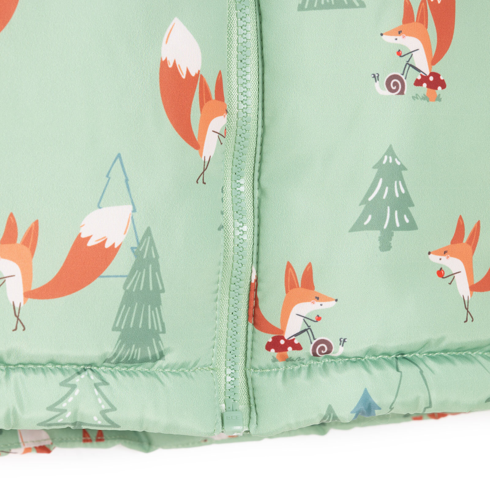 Metraj Baskılı Kapüşonlu Mont Erkek Bebek Metraj Baskılı Kapüşonlu Mont Erkek Bebek