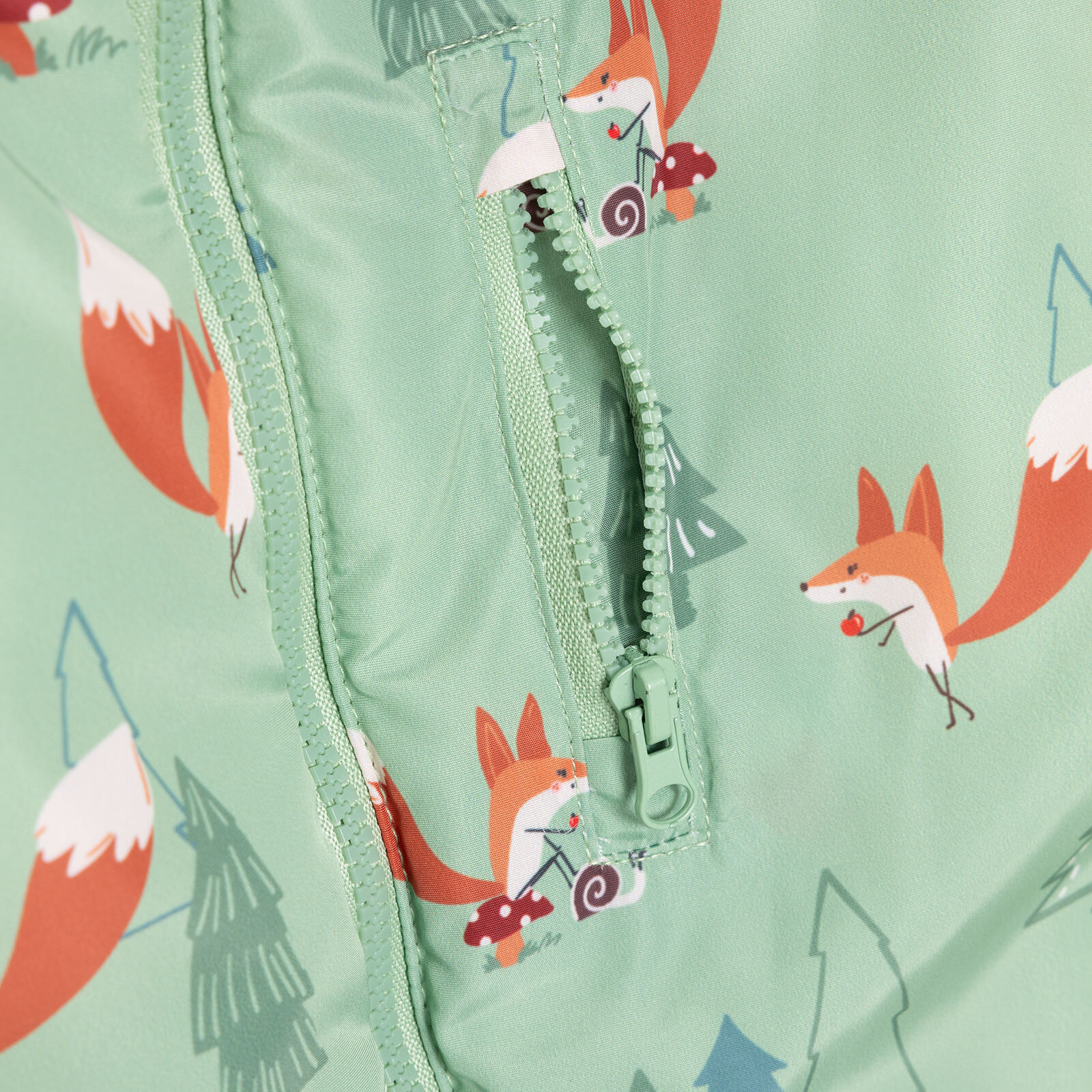 Metraj Baskılı Kapüşonlu Mont Erkek Bebek Metraj Baskılı Kapüşonlu Mont Erkek Bebek