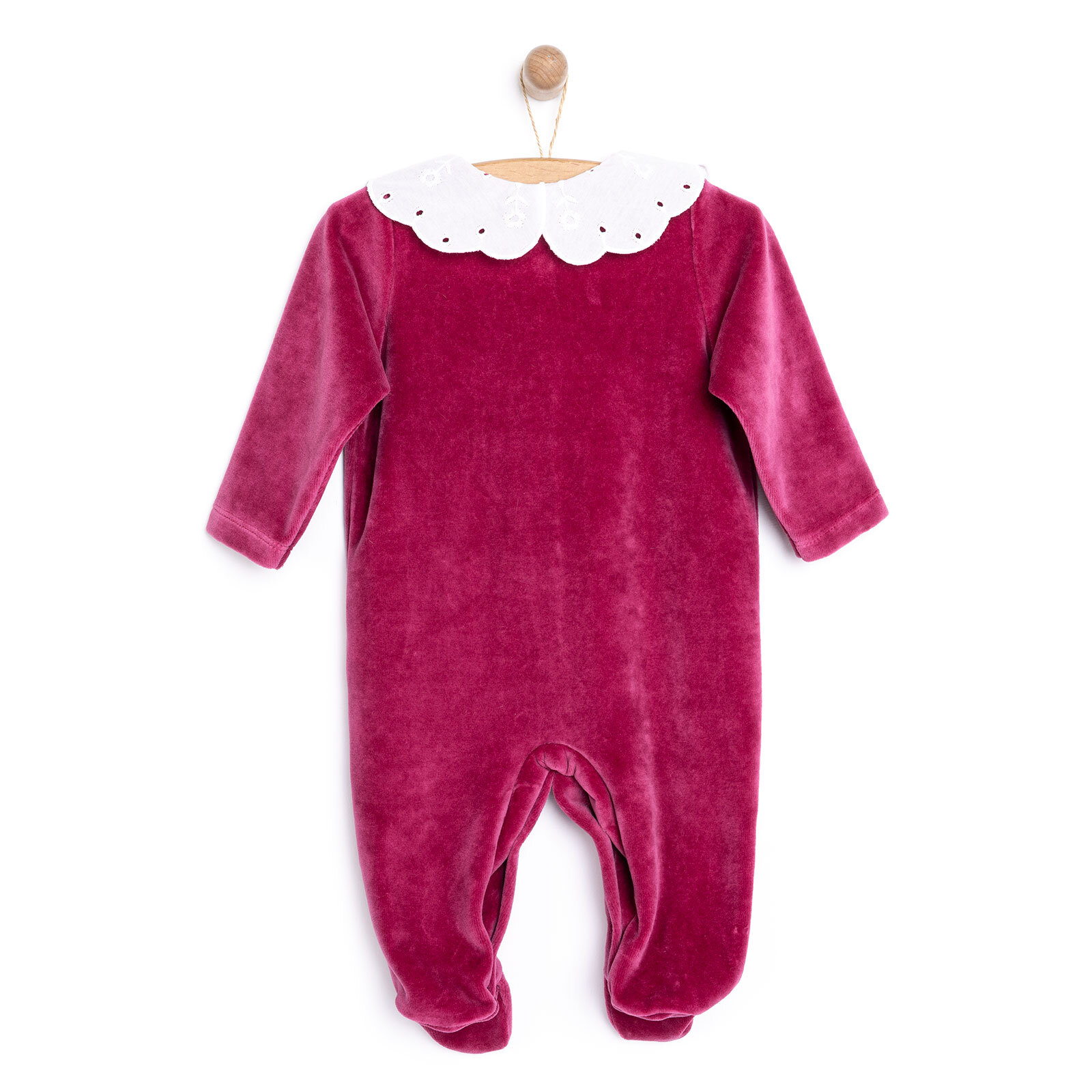 Yenidoğan Kadife Patikli Tulum