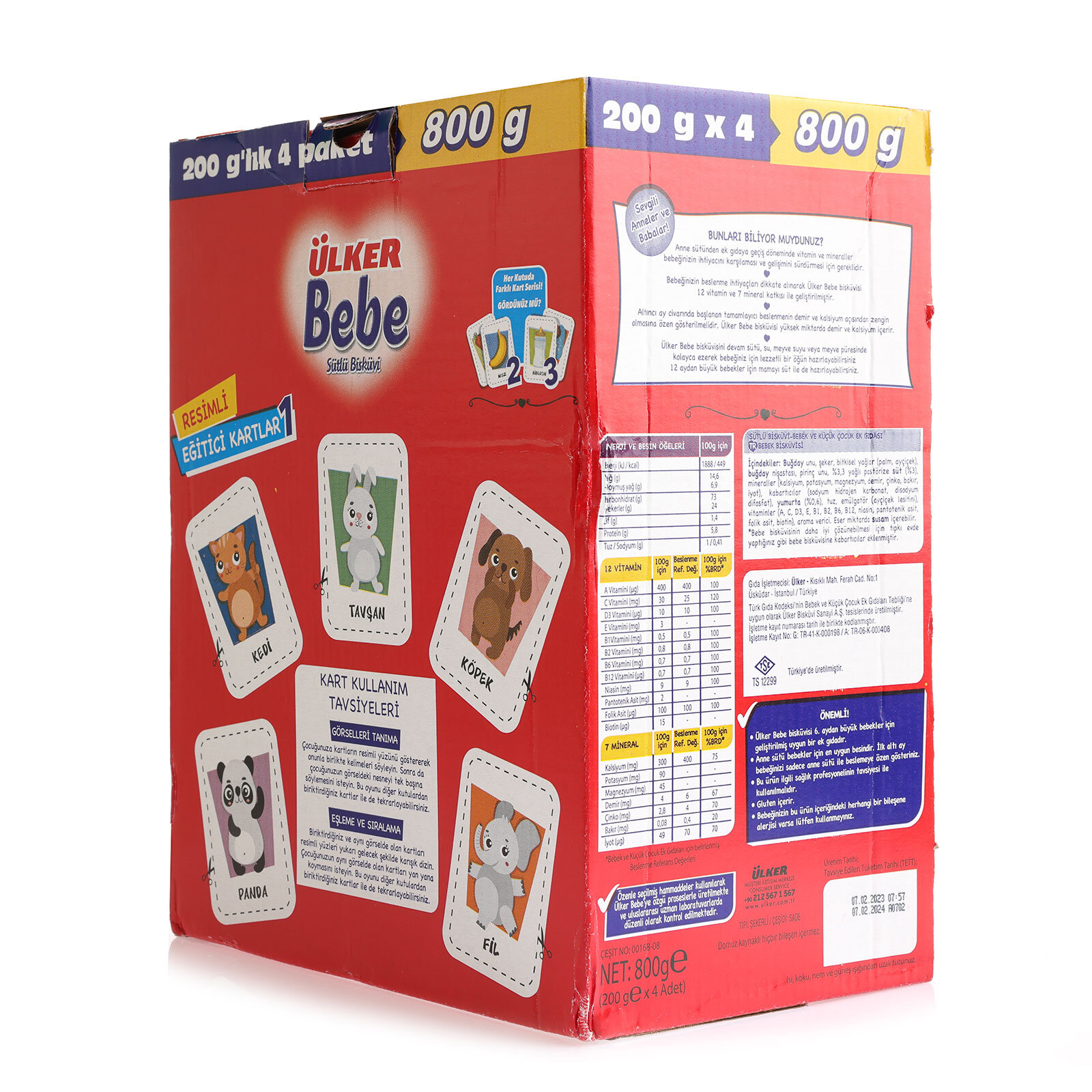 Bebe Bisküvisi 800 gr