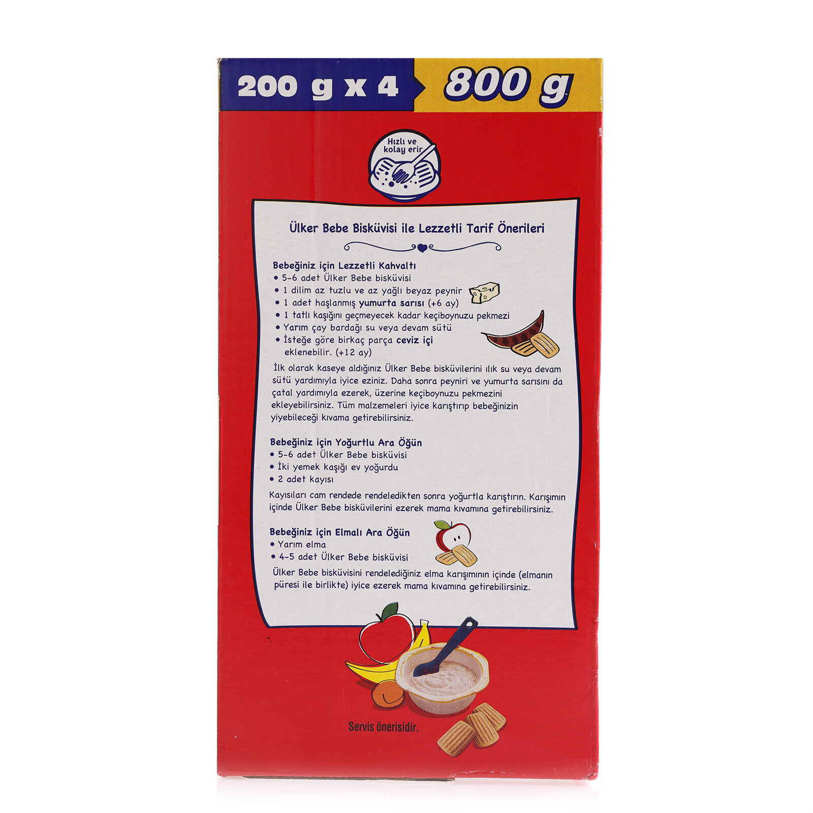 Bebe Bisküvisi 800 gr