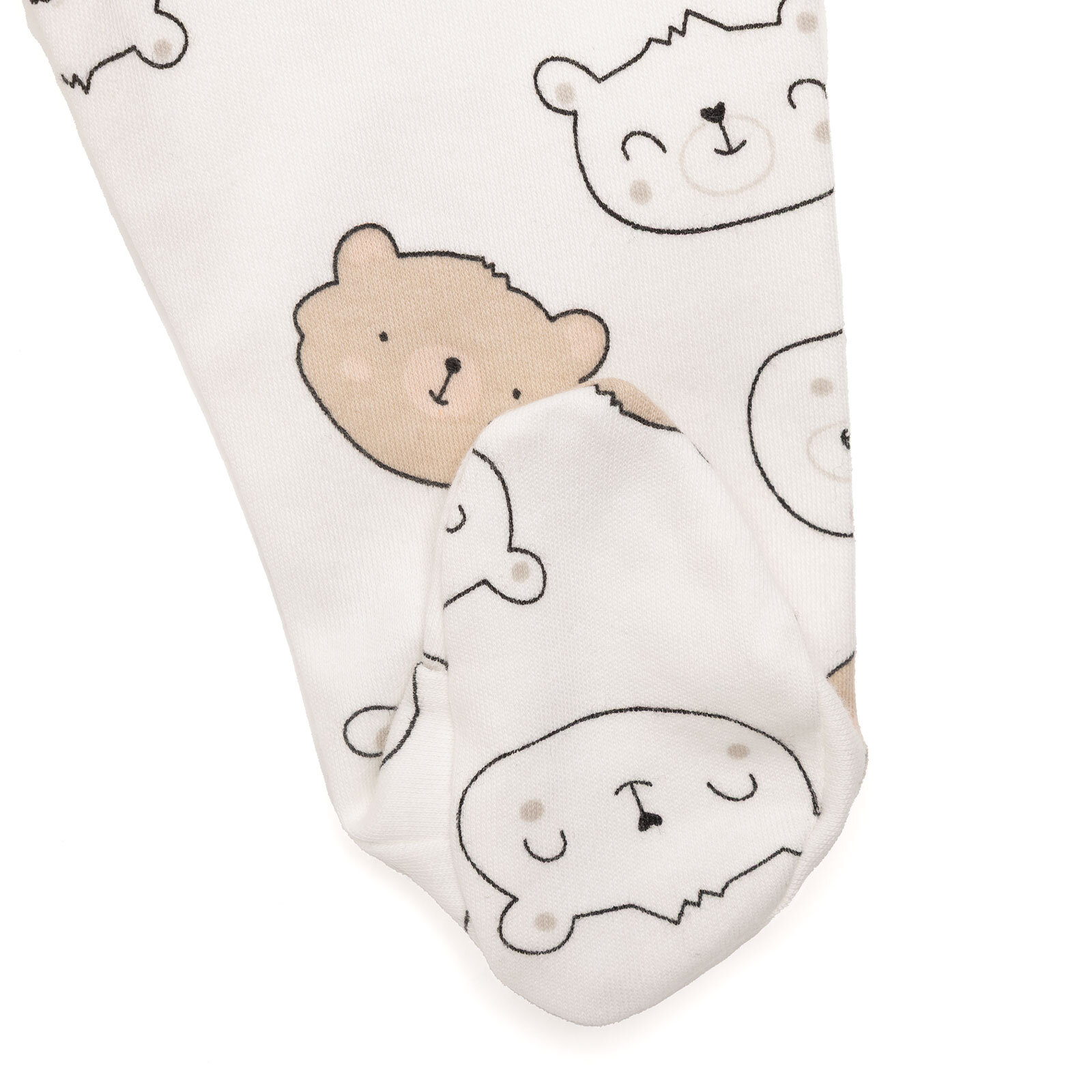 Zebra Baskılı Yenidoğan Erkek Body-Patikli Alt-Şapka Erkek Bebek