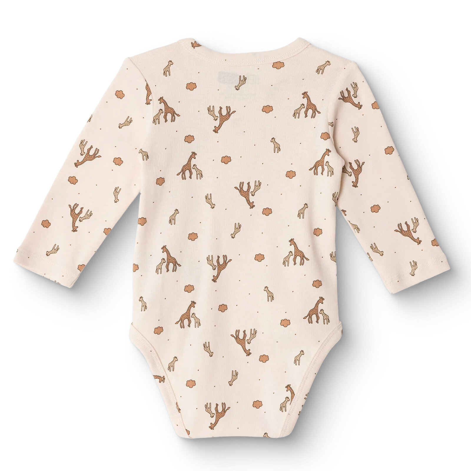 Erkek Bebek Zıbın Body İnterlok V Yaka Uzun Kol