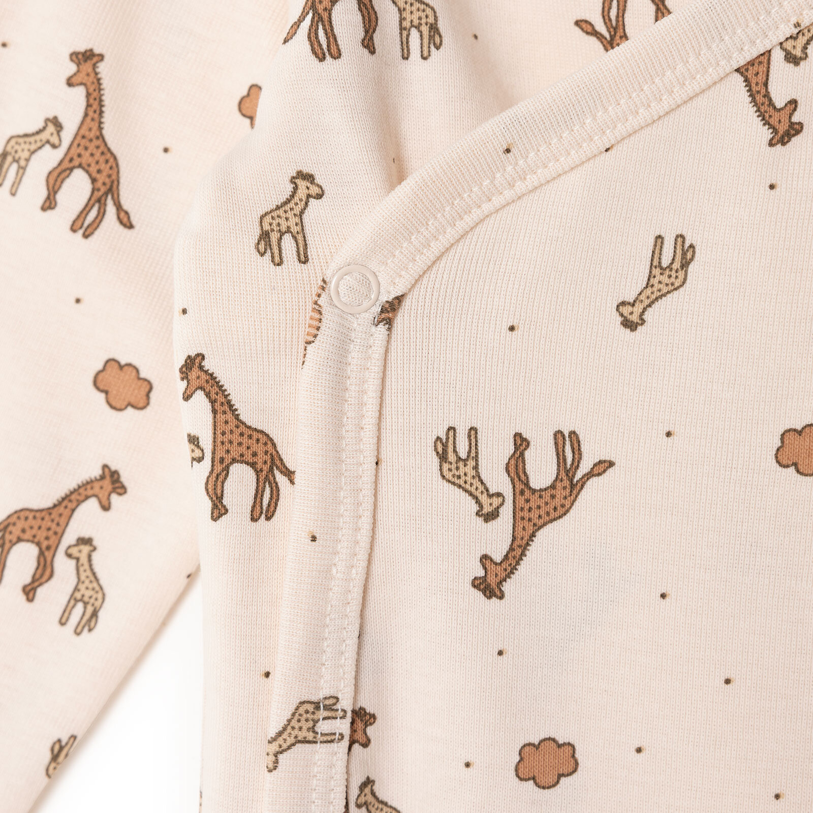 Erkek Bebek Zıbın Body İnterlok V Yaka Uzun Kol