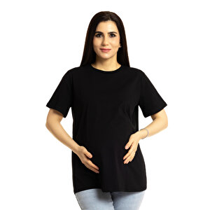 baby mom Hamile Basic Kısa Kol, Beyaz, M