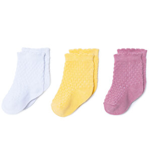 HelloBaby, 3lü Soket, Pembe, 12-24 Ay