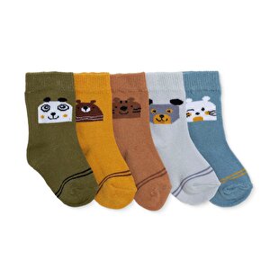 HelloBaby, 5'li Soket Ç, Yeşil, 0-6 Ay