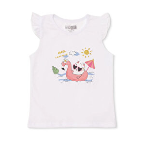 HelloBaby, Atlet Tshir, Ekru, 6 - 9 Ay