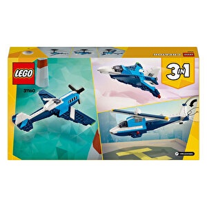 ® Creator 3'ü 1 Arada Uçak: Yarış Uçağı Araç Oyun Seti 31160
