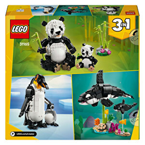 ® Creator 3'ü 1 Arada Vahşi Hayvanlar: Panda Ailesi Oyun Seti 31165