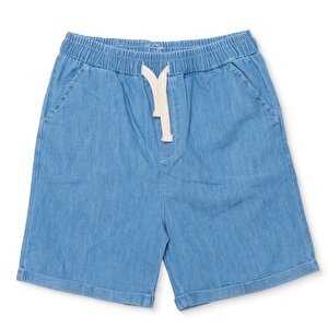 HelloBaby, Denim Şort, Mavi, 6 - 9 Ay