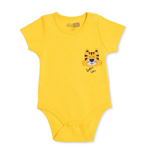 HelloBaby, Kısa Kol Bo, Sarı, 1 - 3 Ay