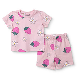 HelloBaby, Kısa Kol P, Pembe, 3 - 6 Ay