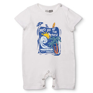 HelloBaby, Kısa Tulum, Ekru, 3 - 6 Ay