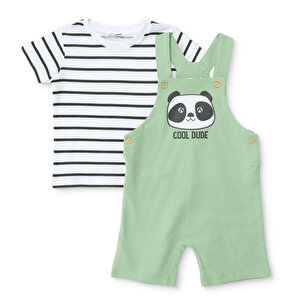 HelloBaby, Şort Salop, Yeşil, 3 - 6 Ay