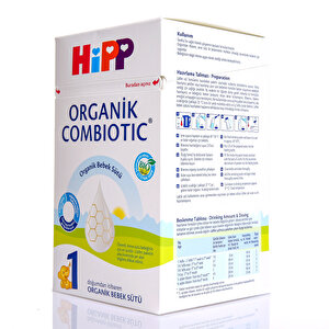 1 Organik Combiotic Bebek Sütü 800 gr 0+ Ay