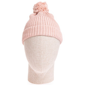 %100 Pamuk Ponponlu Kız Triko Bere Kız Bebek