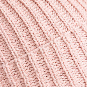 %100 Pamuk Ponponlu Kız Triko Bere Kız Bebek