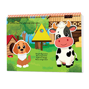 12-20 Ay İlk Cırt Cırtlı - Keçeli Etkinli Kitabım 12-20 Ay İlk Cırt Cırtlı - Keçeli Etkinli Kitabım