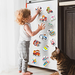 12-36 Ay İlk Magnet Puzzle - Taşıtlar