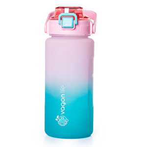 Vagonlife 1500ml Tritan Matara Pembe-Yeş