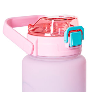 1500 ml Tritan Matara Pembe-Yeşil
