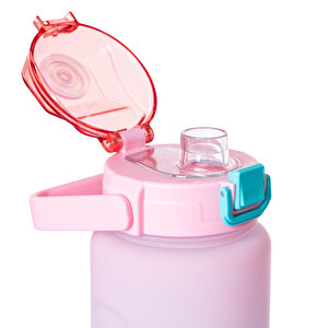 1500 ml Tritan Matara Pembe-Yeşil