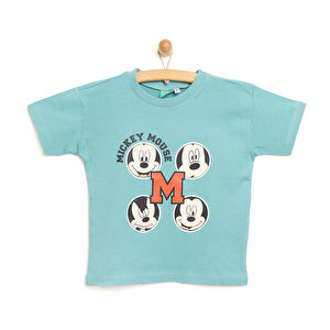 Disney 24Y Mickey Mouse Tsh, Yeşil, 9 Ay