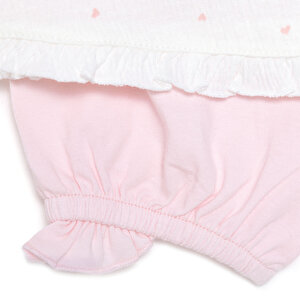 25Y Bebetto Yenidoğan Mini Heart Tshirt-Şort Kız Bebek