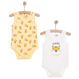 HelloBaby 2li Atlet Body, Turuncu, 3 Ay HelloBaby 2li Atlet Body, Turuncu, 3 Ay