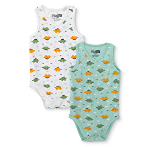 HelloBaby 2li A, Yeşil Baskılı, 1 - 3 Ay