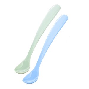 Mamajoo 2'li Beslenme Kaşığı Green&Blue