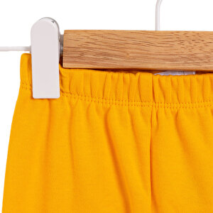 Kız Bebek 2'li Çoraplı Pijama Pantolon İnterlok Kız Bebek 2'li Çoraplı Pijama Pantolon İnterlok