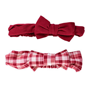 HelloBaby 2li Fiyonk, Kırmızı, Standart