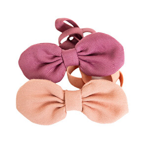 2li Fiyonk Kız Saç Bandı Kız Bebek 2li Fiyonk Kız Saç Bandı Kız Bebek