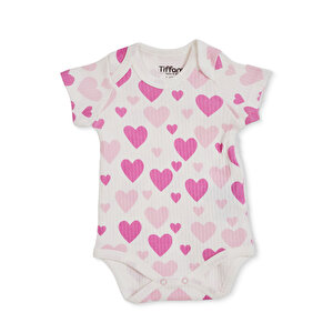 Tiffany 2li Kısa Kol Bo, Pembe, 1 - 3 Ay