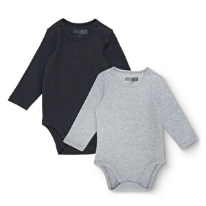 HelloBaby 2li Uzun, Gri Melanj, 1 - 3 Ay