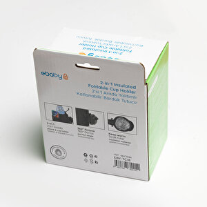 2’si 1 Arada Yalıtımlı Katlanabilir Bardak Tutucu