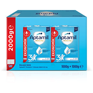 Aptamil 3 Devam Sütü 2X1000gr